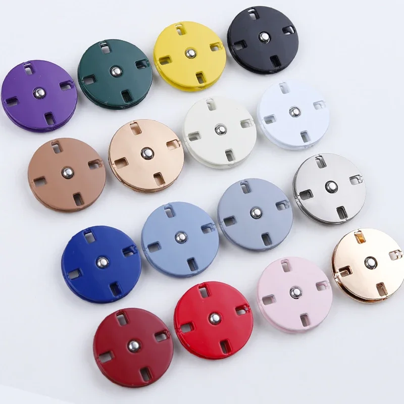 Button Hole Cutter - Kancing jepret logam warna-warni untuk pria