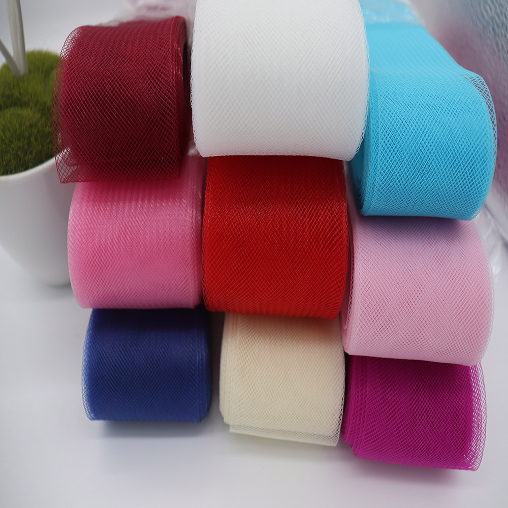 Sewing Fabric - Pita Jaring Poliester Lembut, Kain Crinoline