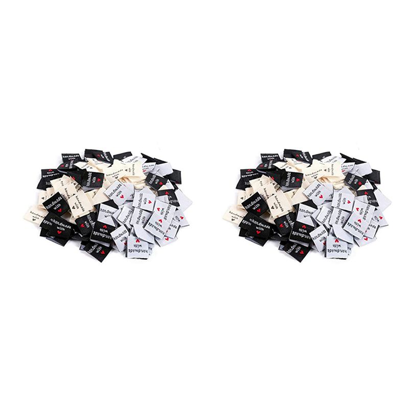 Sewing Labels - A02M-300 Pcs Label Pakaian Tenun Buatan