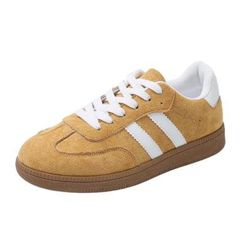 Sewing Fabric - Sepatu Kulit Lembut Model Retro Bulat