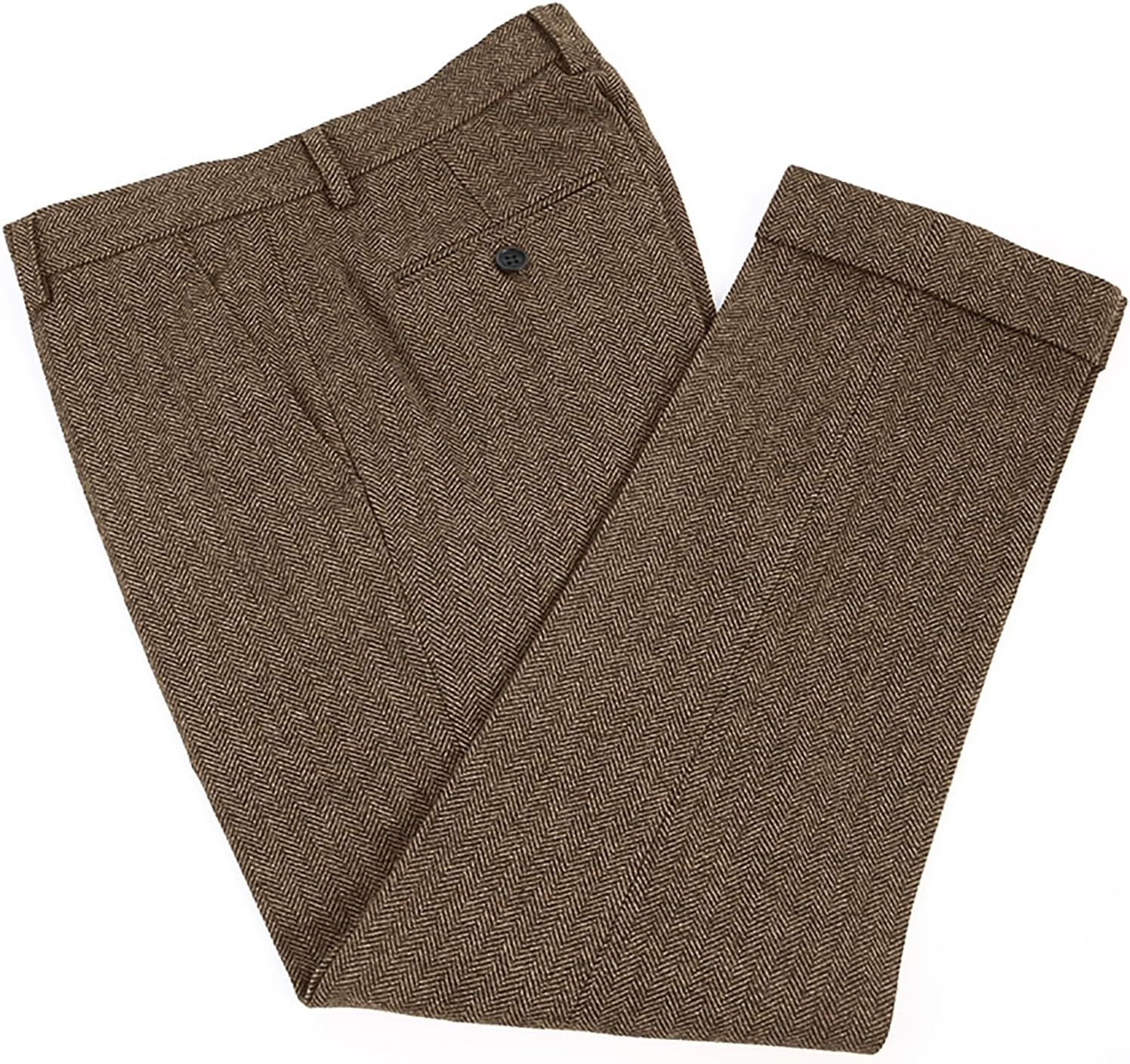 Sewing Tweed - Celana Panjang Tweed Herringbone Vintage Model