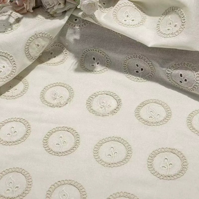 Sewing Fabric - L100CM X W130CM Kain Bordir Bunga