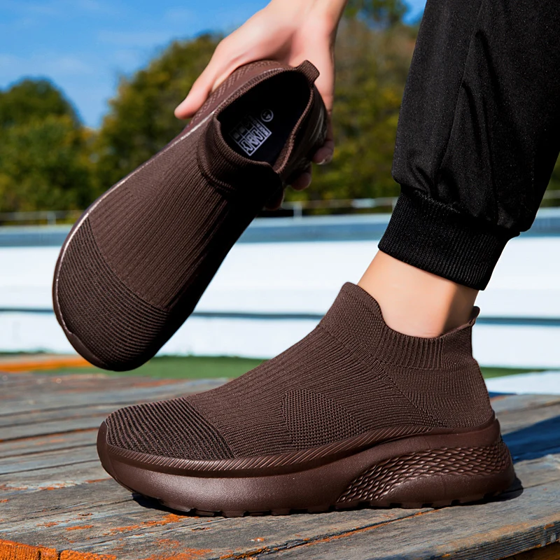 Sepatu Rajut Ujung Lebar Pria  - Knit Stabilizer Stretch ulasan dan harga