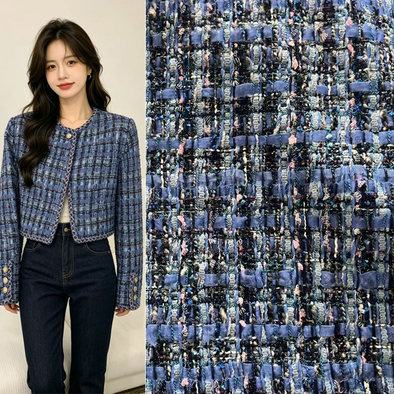 Kain Tweed Premium Berwarna Bi - Sewing Tweed ulasan dan harga