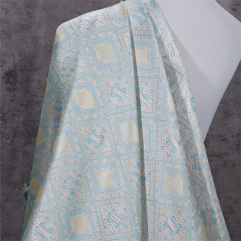 Kain Satin Sutra Brokat Jacqua - Sewing Fabric ulasan dan harga