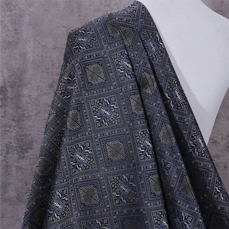 Kain Satin Sutra Brokat Jacqua - Sewing Fabric ulasan dan harga
