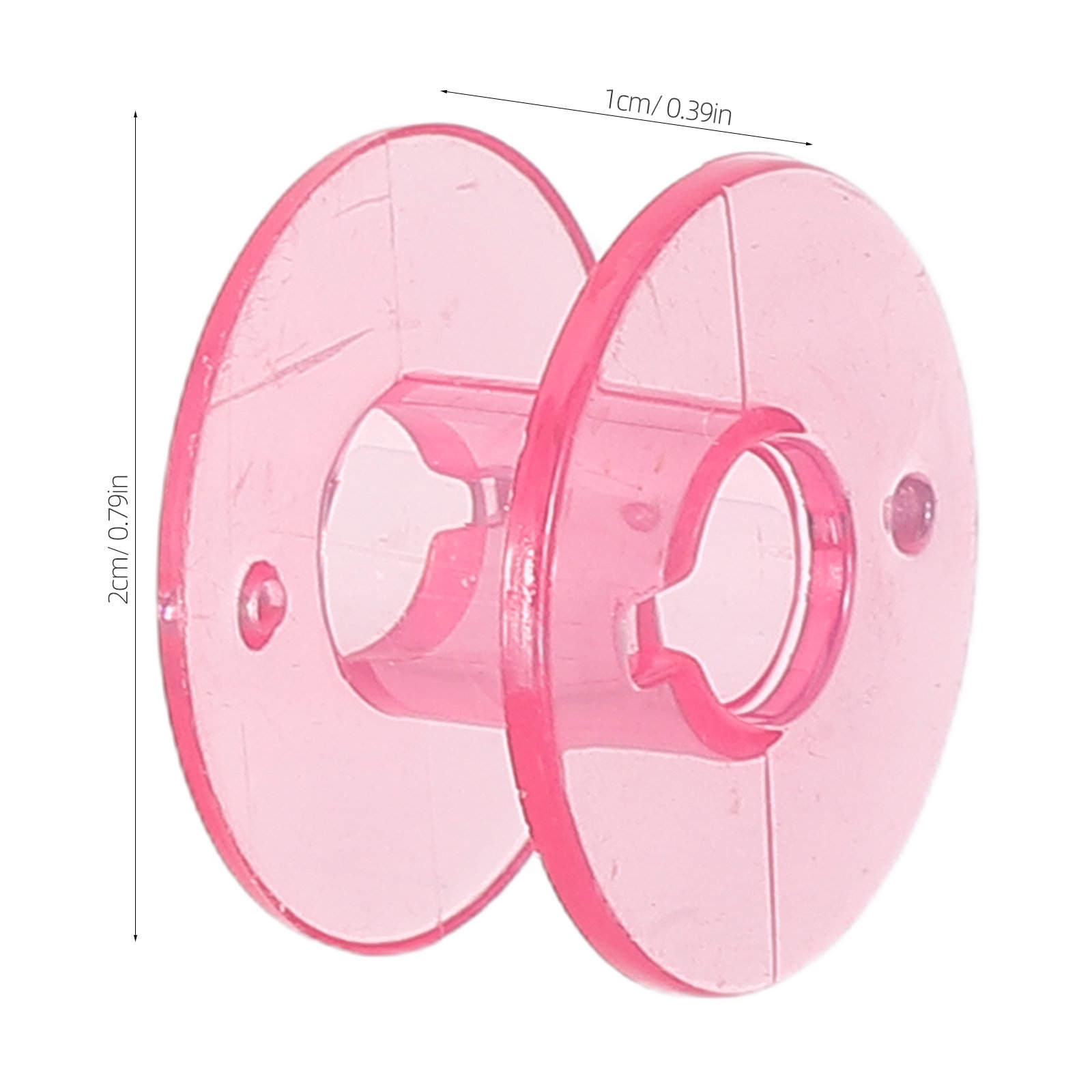 50 Buah Bobbin Bordir Plastik  - Thread Bobbins Empty ulasan dan harga