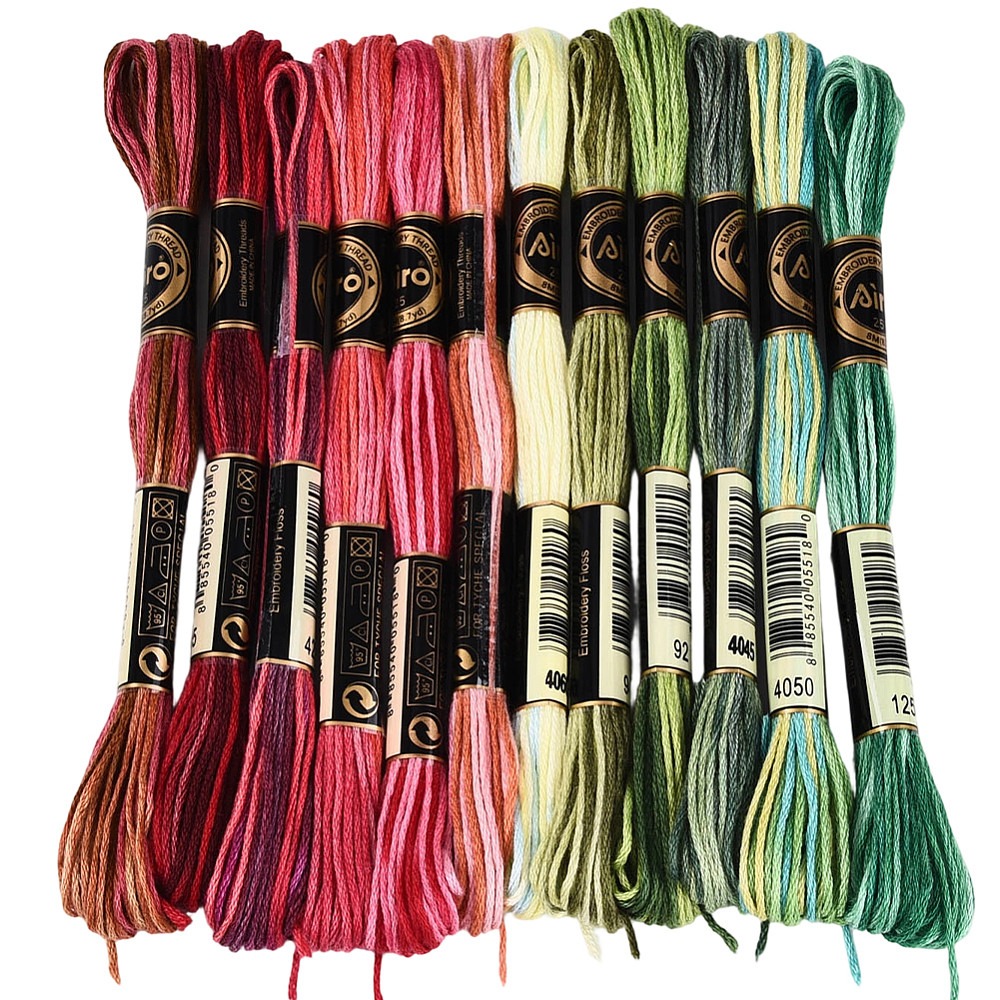 105 Yard Benang Sulam Floss 6  - Embroidery Floss Thread ulasan dan harga