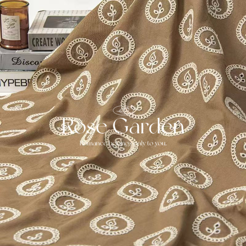 L100CM X W130CM Kain Bordir Bu - Sewing Fabric ulasan dan harga