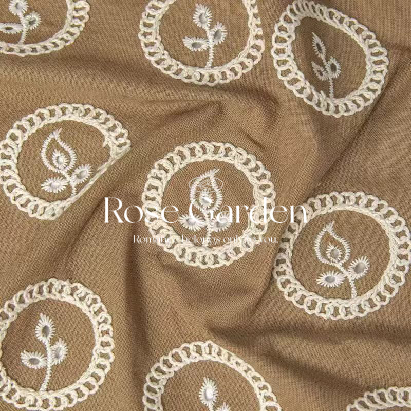 L100CM X W130CM Kain Bordir Bu - Sewing Fabric ulasan dan harga