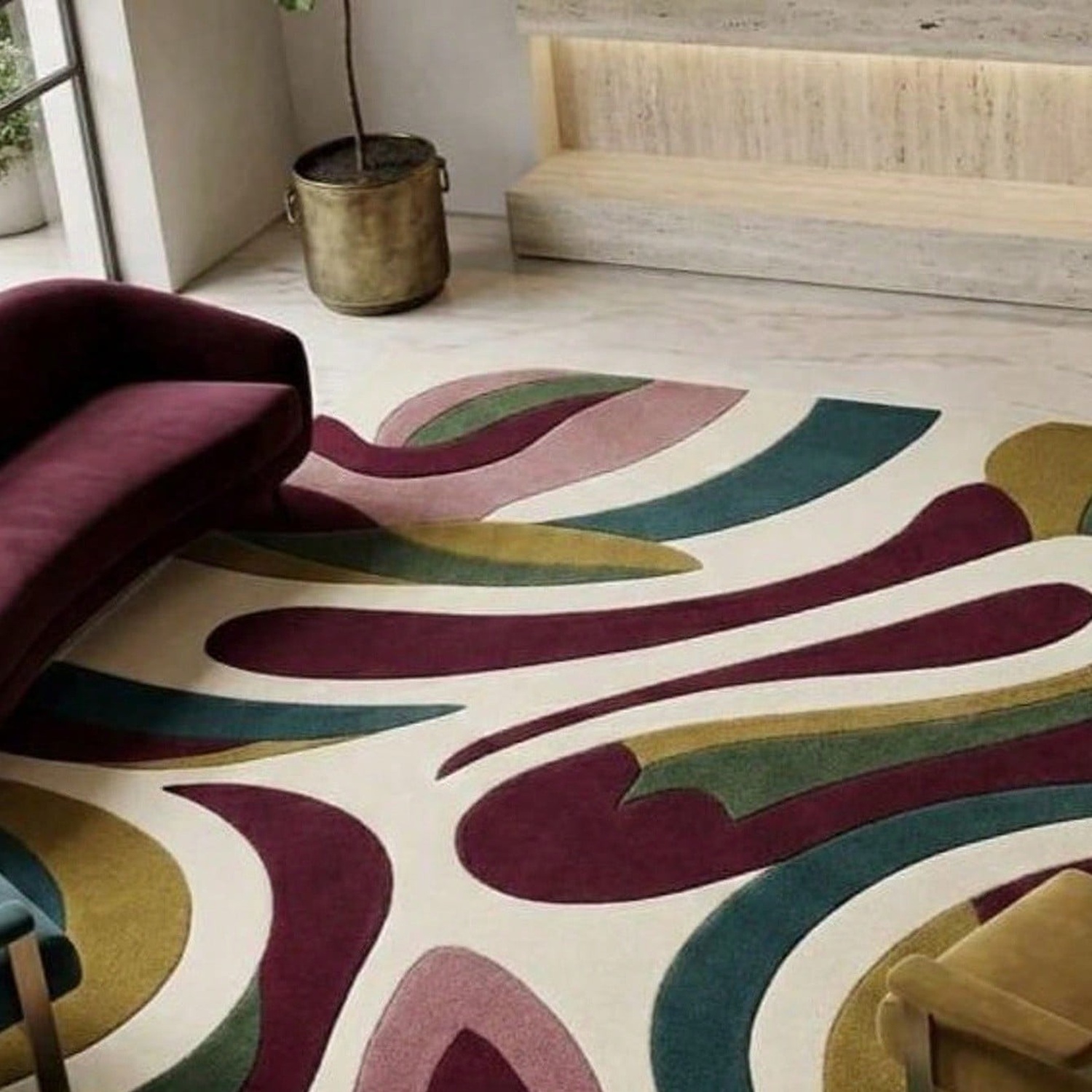 Karpet Bermotif Abstrak, Karpe - Century Textile & Sewing Supply Avenue C North Saskatoon Sk ulasan dan harga