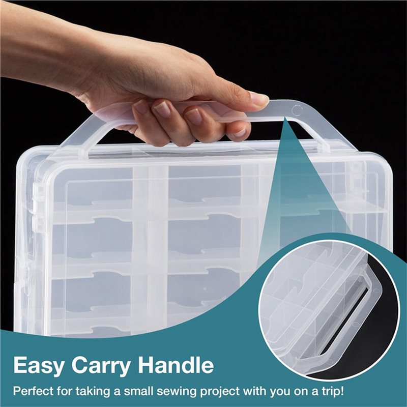 Organizer Jahit 46 Kotak Berse - Embroidery Floss Thread ulasan dan harga