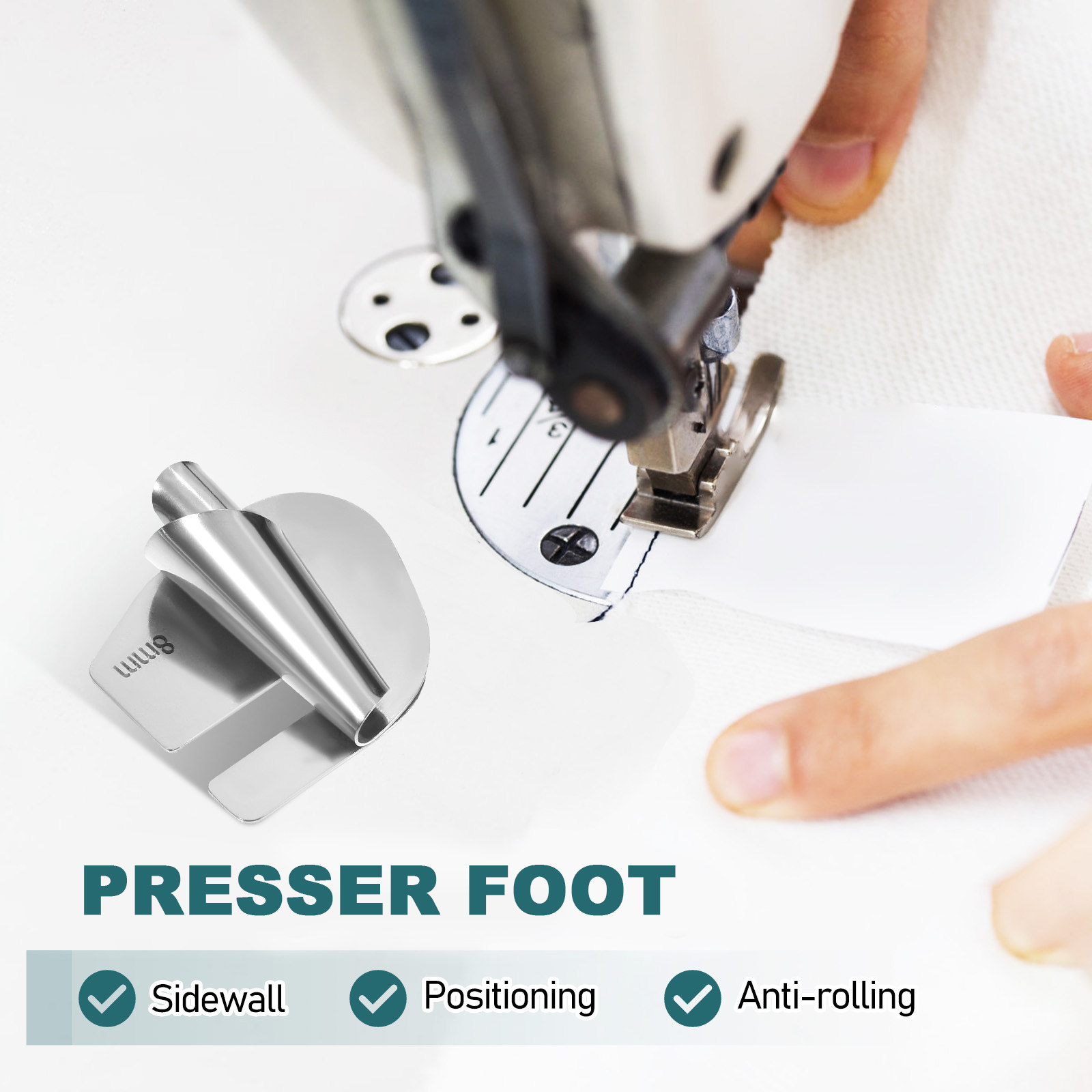 1Set Alat Penekan Jahitan Mesi - Sewing Roll ulasan dan harga